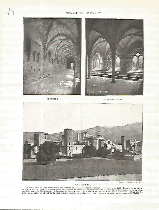 LAMINA 4587: Monasterio de Poblet