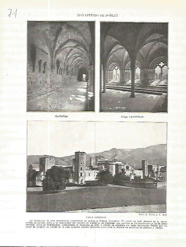 LAMINA 4587: Monasterio de Poblet