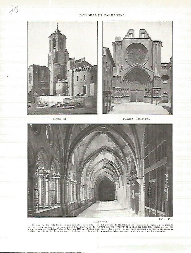 LAMINA 4588: Catedral de Tarragona