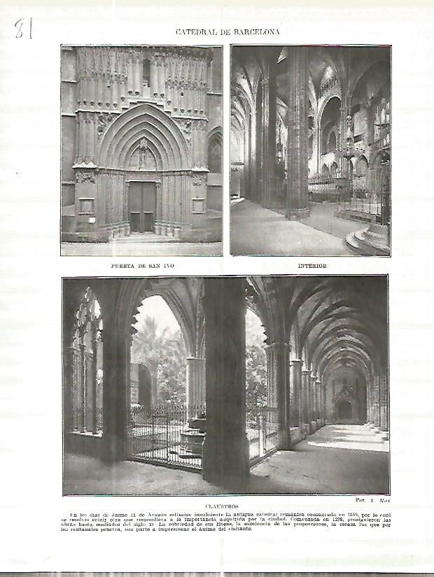 LAMINA 4594: Catedral de Barcelona