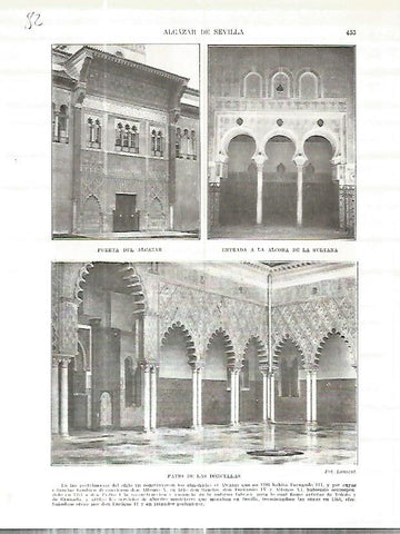 LAMINA 4595: Alcazar de Sevilla