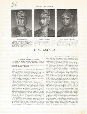LAMINA 4616: Retratos de Cneo Escipion Publio Escipion y Escipion el Africano