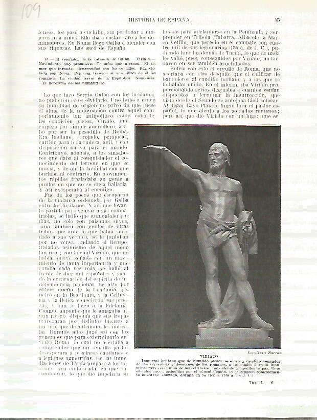 LAMINA 4622: Escultura de Viriato