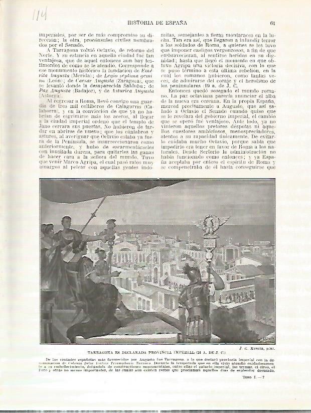 LAMINA 4627: Tarragona es declarada provincia imperial