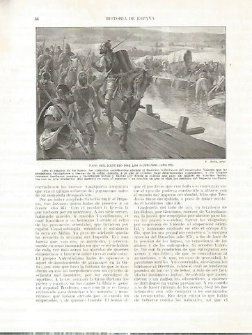 LAMINA 4630: Paso del Danubio por los barbaros