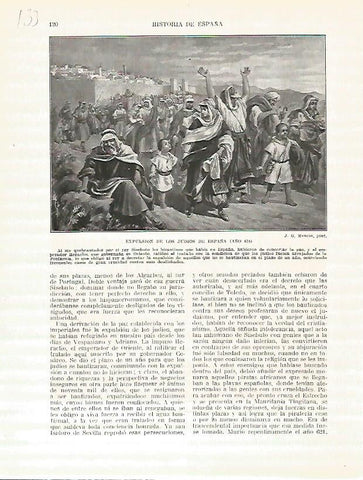 LAMINA 4646: Expulsion de los judios en España (año 616)