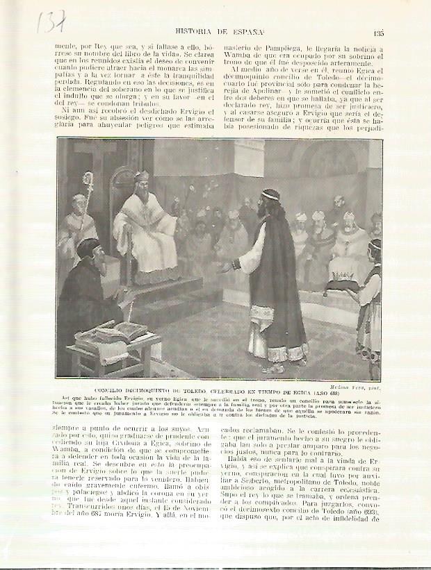 LAMINA 4650: Concilio decimoquinto de Toledo