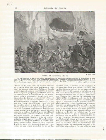 LAMINA 4655: Defensa de Covadonga