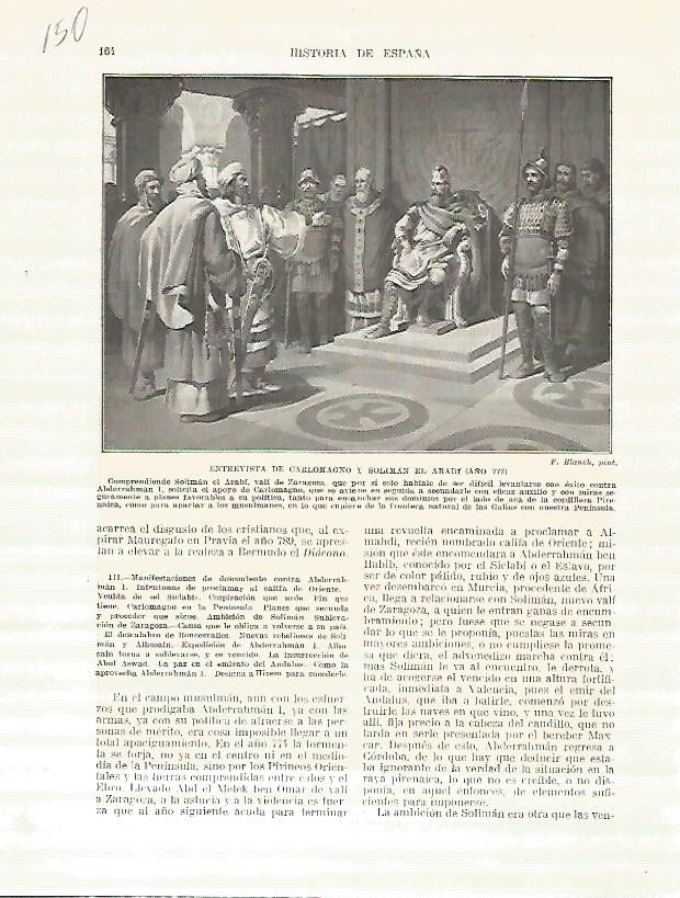 LAMINA 4663: Carlomagno y Suleiman el Arabi