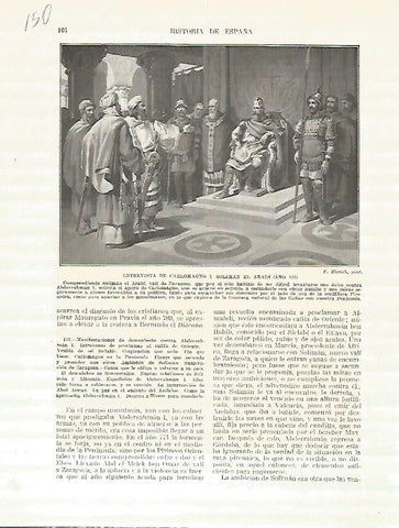LAMINA 4663: Carlomagno y Suleiman el Arabi