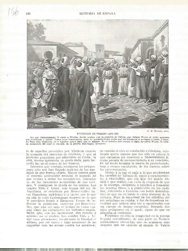 LAMINA 4669: Rendicion de Toledo (año 838)