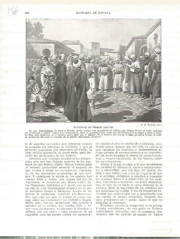 LAMINA 4669: Rendicion de Toledo (año 838)