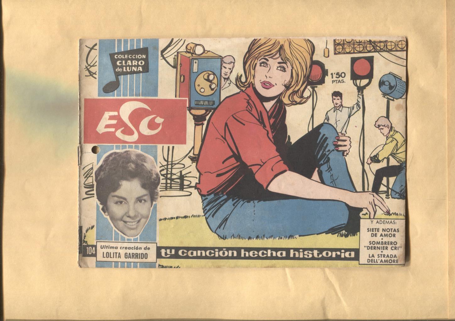 Claro de Luna numero 104: Eso de Lolita Garrido (numerado 1 en trasera)