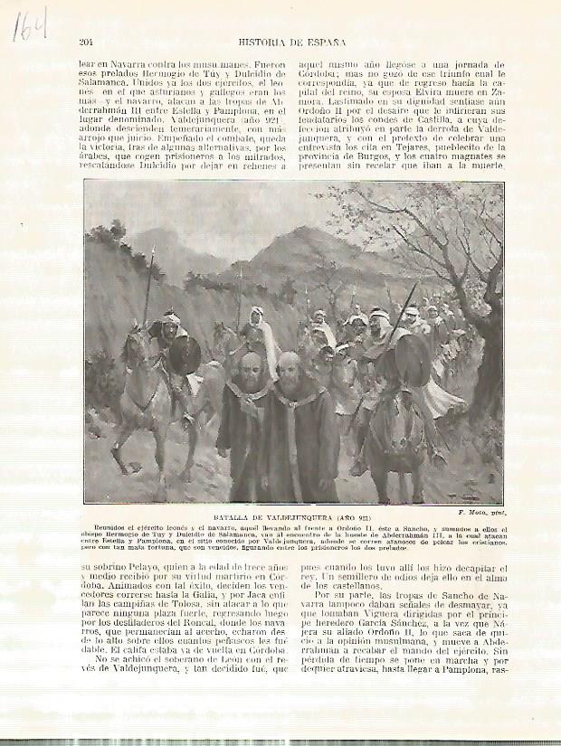 LAMINA 4677: Batalla de Valdejunquera (año 921)