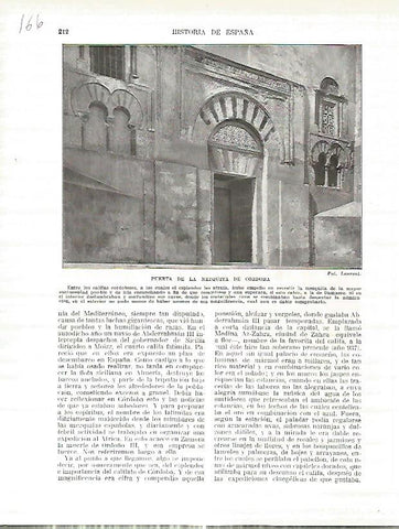 LAMINA 4679: Puerta de la Mezquita de Cordoba