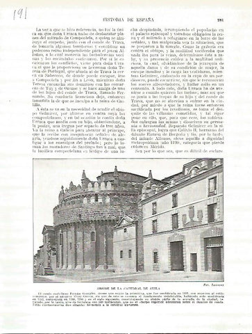 LAMINA 4704: Abside de la Catedral de Avila