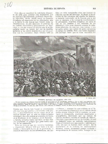 LAMINA 4713: Batalla de Alarcos (año 1195)