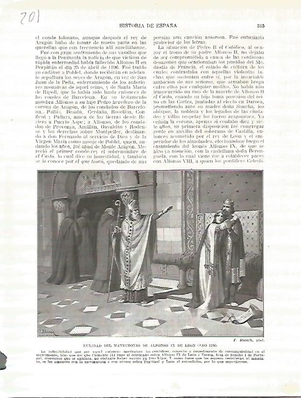 LAMINA 4714: Nulidad del matrimonio de Alfonso IX de Leon