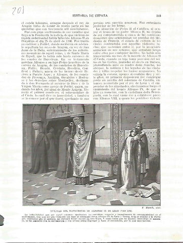 LAMINA 4714: Nulidad del matrimonio de Alfonso IX de Leon
