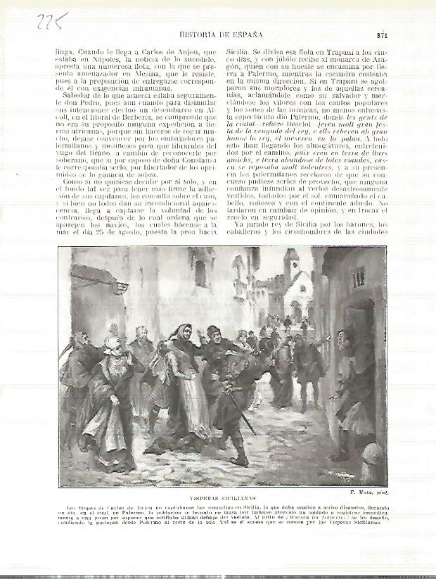LAMINA 4738: Visperas Sicilianas