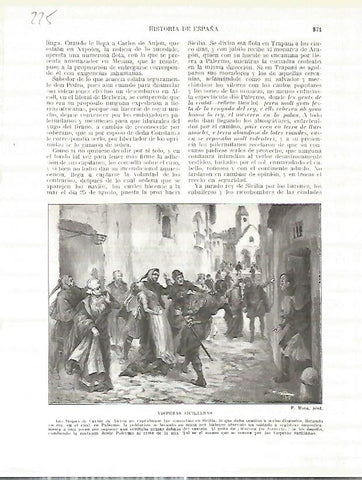 LAMINA 4738: Visperas Sicilianas