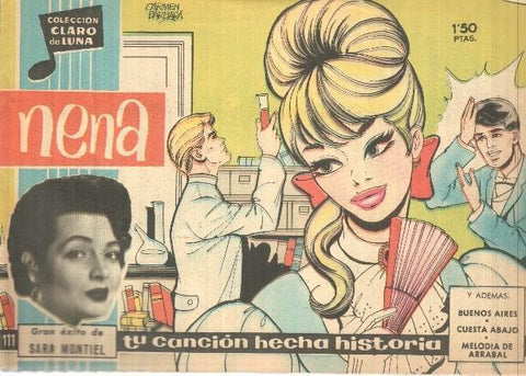 Claro de Luna numero 111: Nena (Sara Montiel) (numerado 2 en trasera)