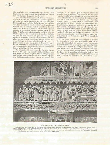 LAMINA 4743: Timpano de la Catedral de Leon