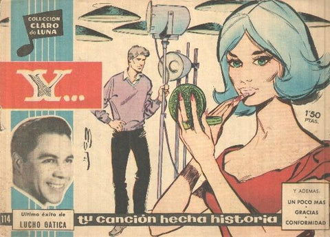 Claro de Luna numero 114: Y (lucho gatica) (numerado 2 en trasera)