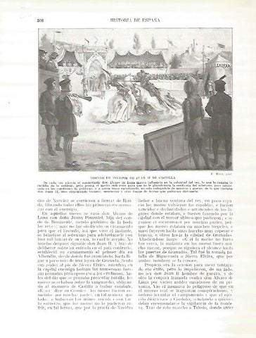 LAMINA 4796: Torneo en tiempos de Juan II de Castilla