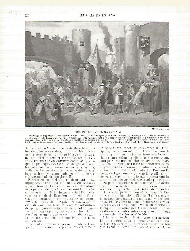 LAMINA 4807: Somaten de Barcelona año 1462