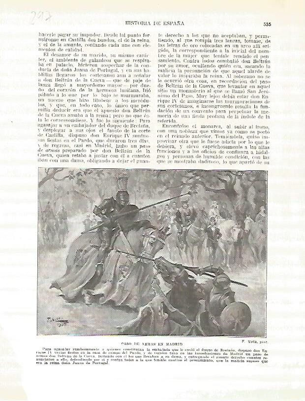 LAMINA 4810: Paso de armas en Madrid