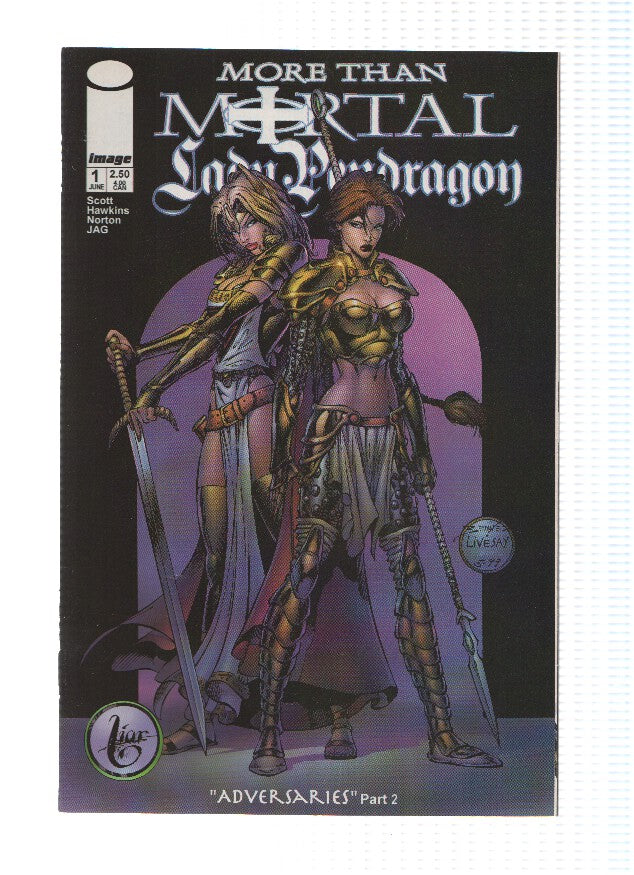 MORE THAN MORTAL/LADY PENDRAGON Volumen 1: Numero 01A (Image 1999)