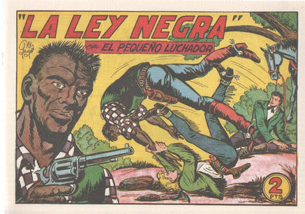 Facsimil: El Pequeño Luchador numero 166: La ley negra