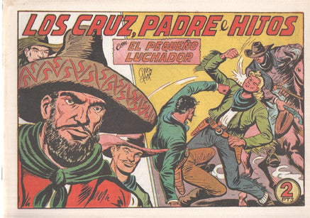 Facsimil: El Pequeño Luchador numero 189: Los Cruz, padre e hijos