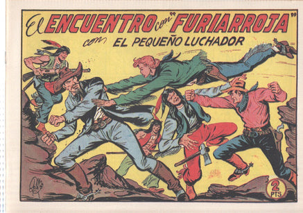 Facsimil: El Pequeño Luchador numero 229: El encuentro con Furia Rroja