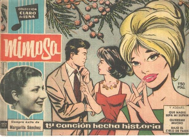 Claro de Luna numero 117: Mimosa (Margarita Sanchez) (numerado 3 en trasera)