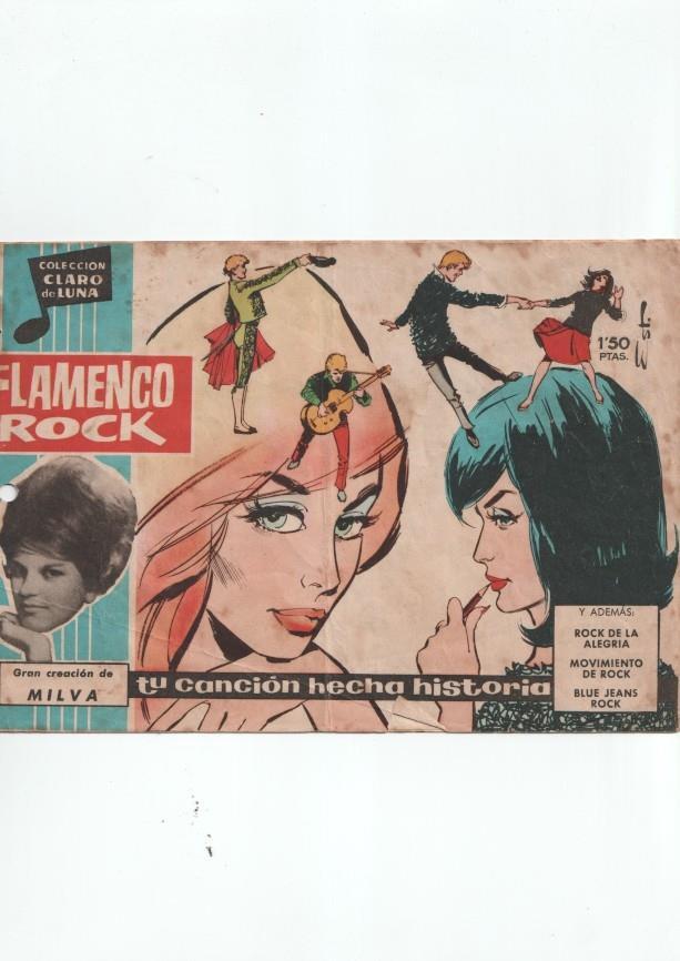Claro de Luna numero 124: Flamenco Rock (Milva), falta cubierta trasera