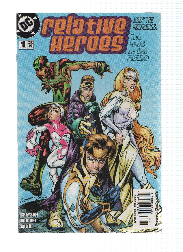 RELATIVE HEROES,Mini-Serie Numero 01: Fate and others accidents (DC 2000)