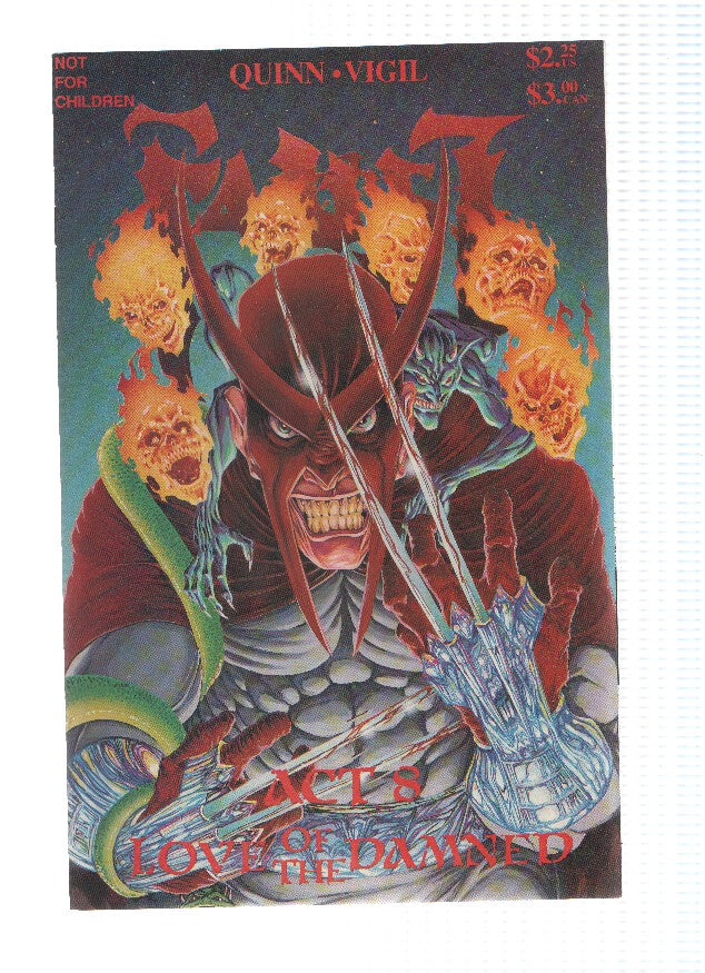 FAUST, LOVE OF THE DAMNED, Vol.2: Act 08: Waved Love (First PRINTING)