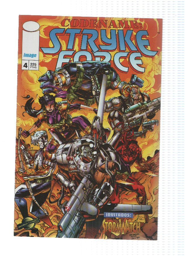 Codename: STRYKEFORCE, Volumen 1, Numero 04: SKYWATCH (World Comics)