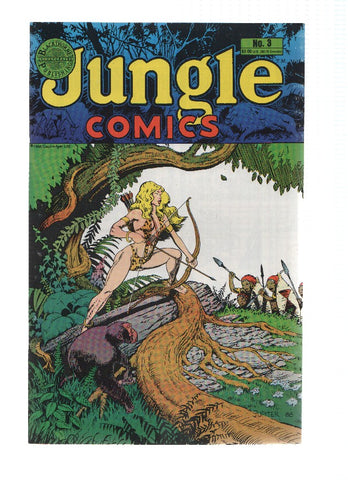 JUNGLE COMICS, Volume 1 Numero 03: Flames of Death (Blackthorne)