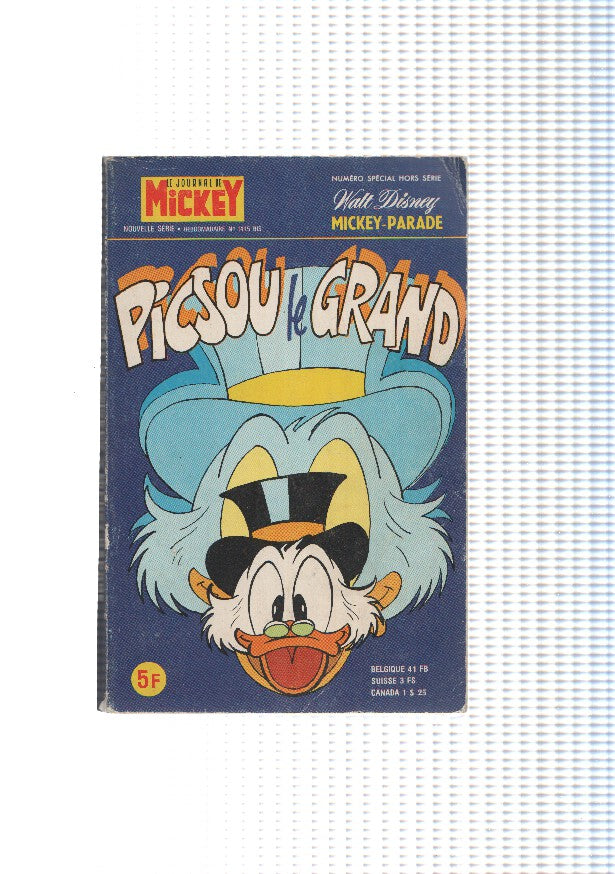 Le journal de Mickey numero 1415 bis: Picsou le grand