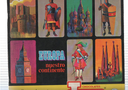Album de cromos: Europa nuestro continente (el album esta vacio, no tiene ningun cromo)