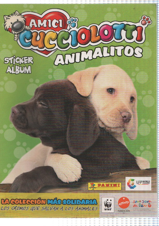 Album de cromos: Amici cucciolotti: Sticker album animalitos (album vacio, no tiene ningun crmo)