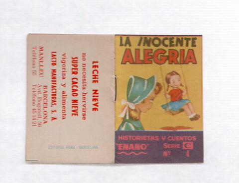 Historietas y Cuentos Enano serie C numero 04: La inocente alegria