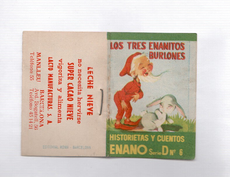 Historietas y Cuentos Enano serie D numero 06: Los tres enanitos burlones