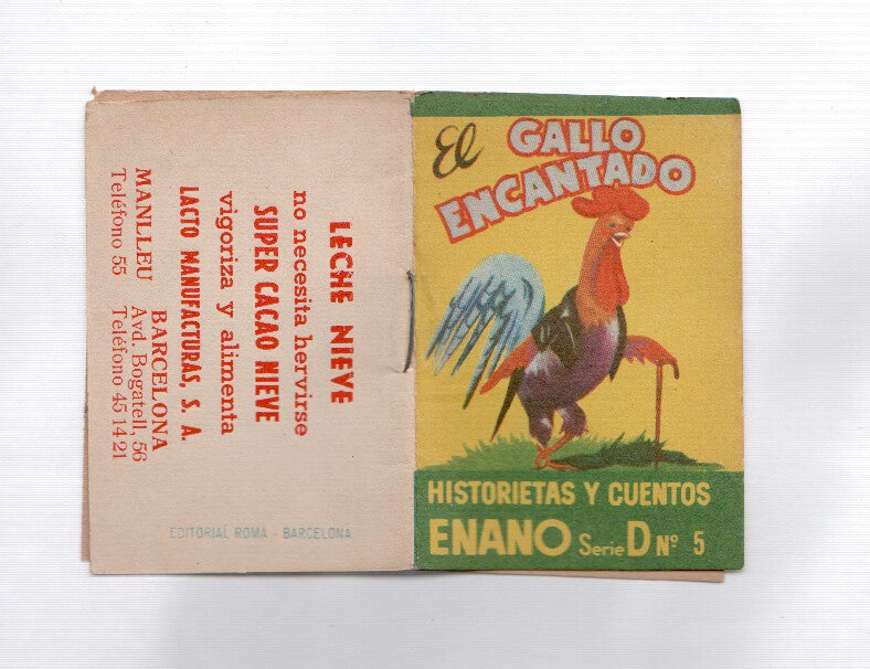 Historietas y Cuentos Enano serie D numero 05: El gallo encantado