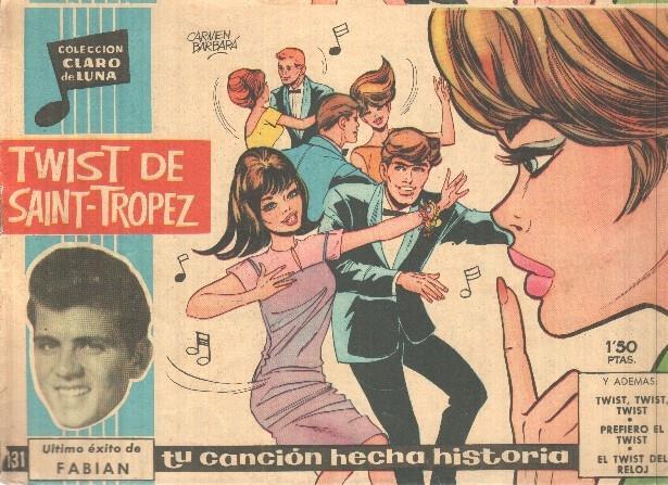 Claro de Luna numero 131: Twist de Saint Tropez (Fabian) (numerado 1 en trasera)