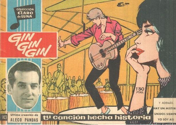 Claro de Luna numero 143: Gin gin gin (Aleco Pandas) (numerado 1 en trasera)