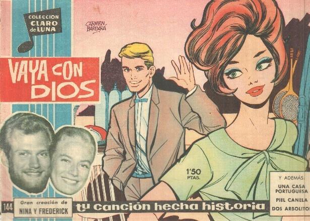 Claro de Luna numero 144: Vaya con Dios (Nina y frederick) (numerado 1 en trasera)